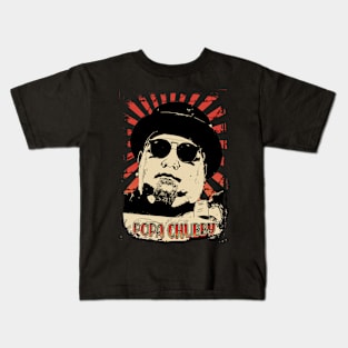 Popa Chubby Retro Vintage Aesthetic Kids T-Shirt